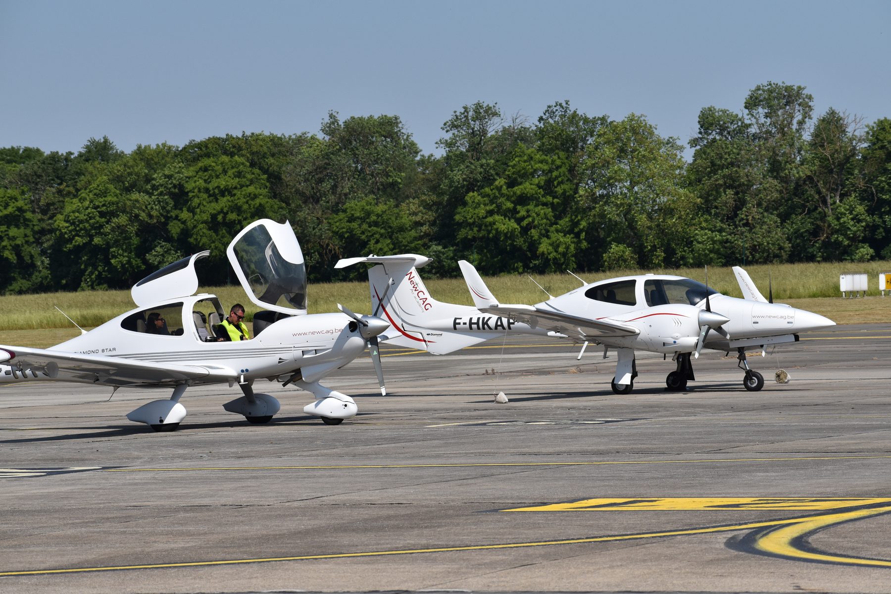 Une partie de la flotte alignée à Brussels South Charleroi Airport